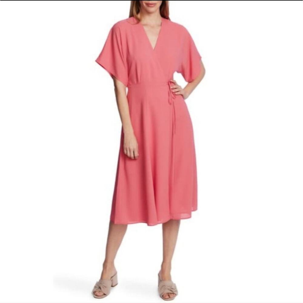 1. State Neo Renaissance Wrap Dress Cherry Blossom‎ Pink Size 10